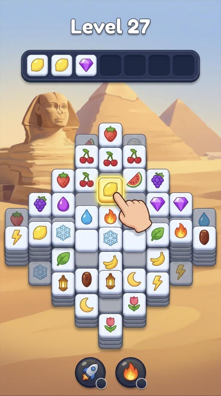 Tile Odyssey level in Egypt